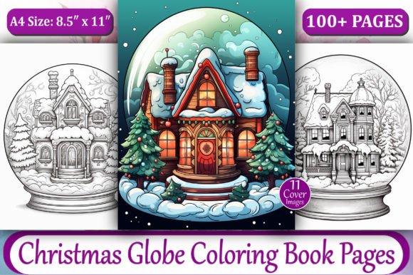 100 Christmas Globe Illustrations for Crafters