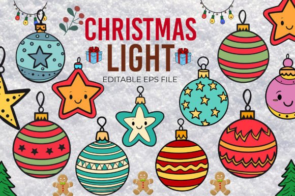 Christmas Ball Clipart Bundle: Premium Illustrations